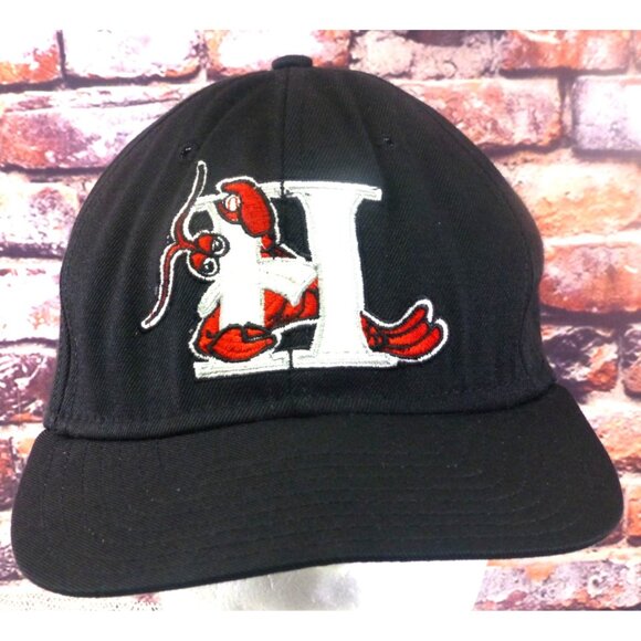 Hickory Crawdads Minor League Baseball Cap Lobster Logo Snapback Hat - Picture 1 of 7